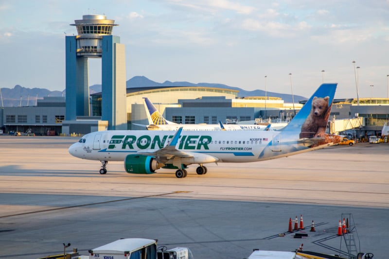 Frontier Airlines offers an All You Can Fly Pass from destinations such as Las Vegas, pictured.