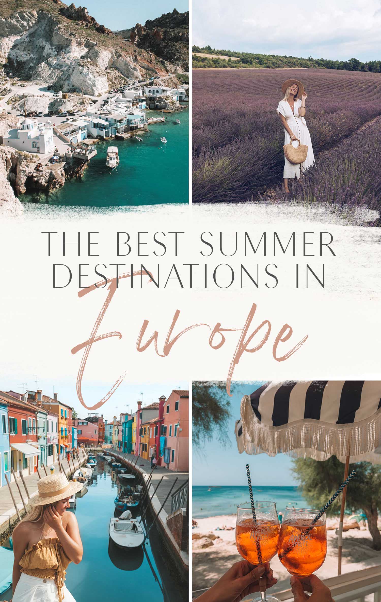 Best summer destinations in Europe