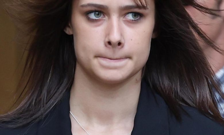 Photo of Alleged Macca spitter Mia Miller debuts in court with a major makeover