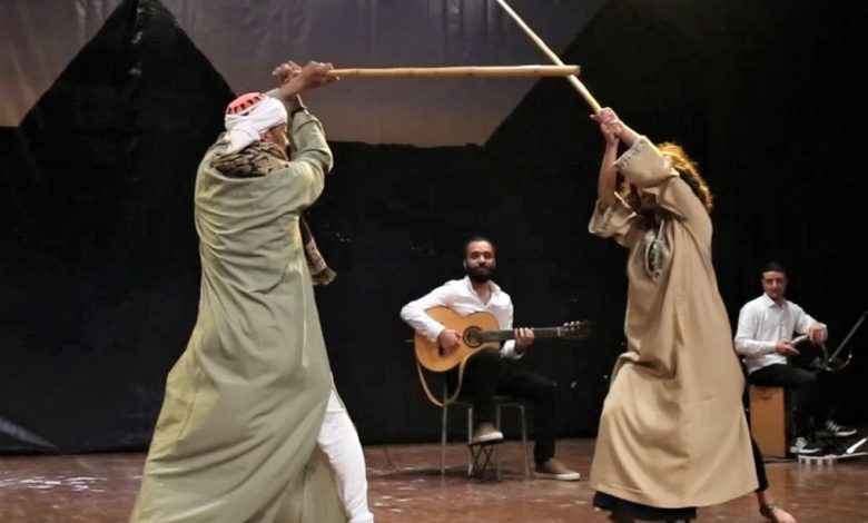 Photo of Italian and Egyptian folklore merge in the National Museum of Egyptian Civilization