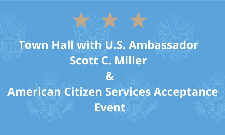 Photo of Embassy for US Citizens: City Hall and American Citizen Services Acceptance Event