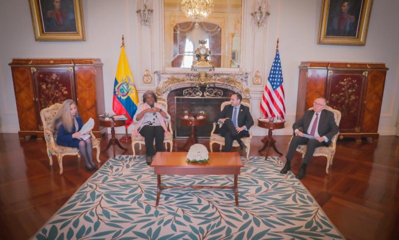 Photo of Excerpts from Ambassador Linda Thomas-Greenfield’s remarks in conversation with Ecuadorian Foreign Minister Holguín and Ambassador Loose