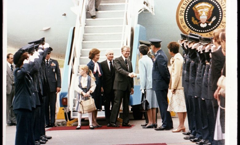 Photo of President Carter’s 1978 visit to Bonn, Wiesbaden, Frankfurt, Berlin