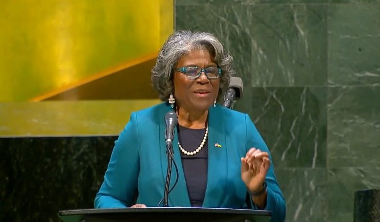 Photo of Remarks by Ambassador Linda Thomas-Greenfield at a US-sponsored celebration of black American composers and musicians at the UN General Assembly