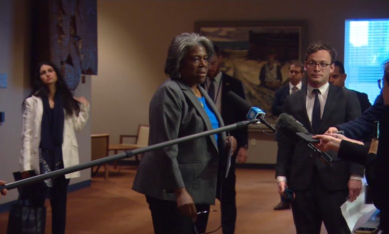 Photo of Remarks by Ambassador Linda Thomas-Greenfield at UN Security Council stakeout