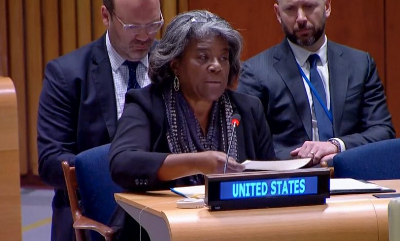 Photo of Remarks by Ambassador Linda Thomas-Greenfield at an intergovernmental negotiating meeting on UN Security Council reform