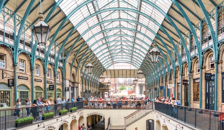 People in Covent Garden, London