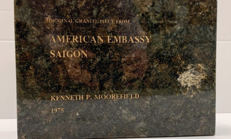 Photo of A piece of the 1968 attack on the US Embassy in Saigon