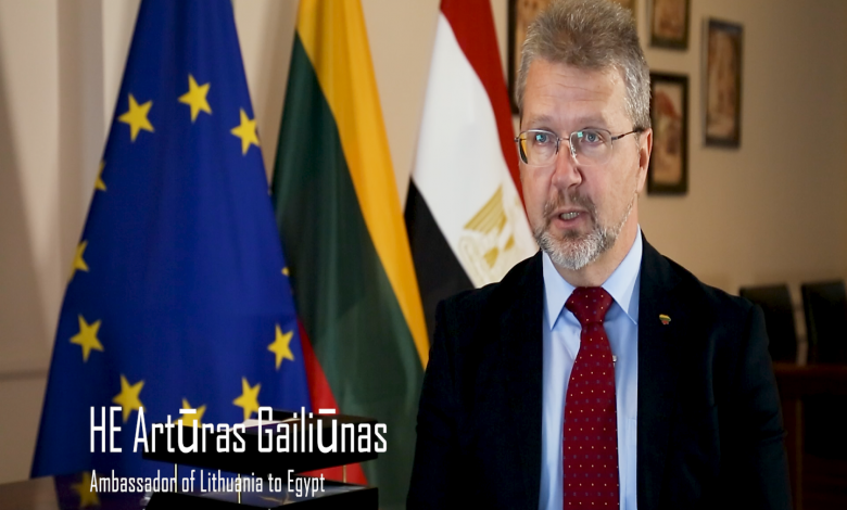 Photo of Building Bridges: An Interview with Artūras Gailiūnas, Lithuanian Ambassador to Egypt