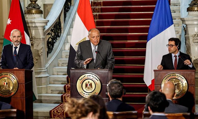 Photo of Joint statement by the Foreign Ministers of France, Egypt and Jordan