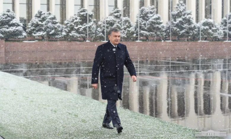 Photo of President Mirziyoyev Visits Saikhunabad District in Syrdarya Region