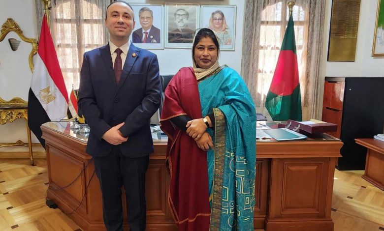 Photo of Chamberlain of the Presidency paid a courtesy call on Ambassador of Bangladesh to Egypt to congratulate on behalf of the Hon’ble President of Egypt on the occasion of the Independence and National Day of Bangladesh